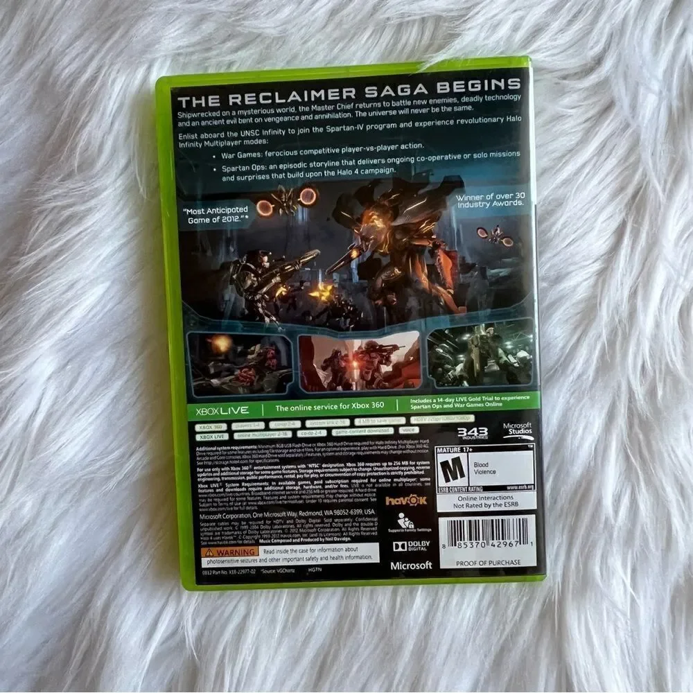 XBOX 360 Halo 4  (2 disc) sets